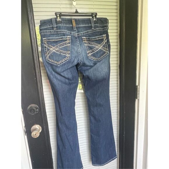 Ariat R.E.A.L Denim Mid Rise Boot Cut Jeans Size 31R - Picture 11 of 15